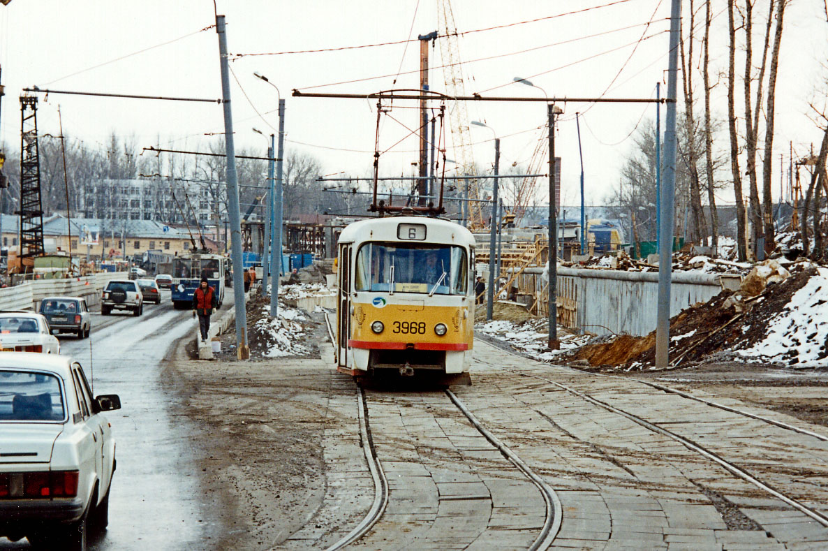 Москва, Tatra T3Т № 3968