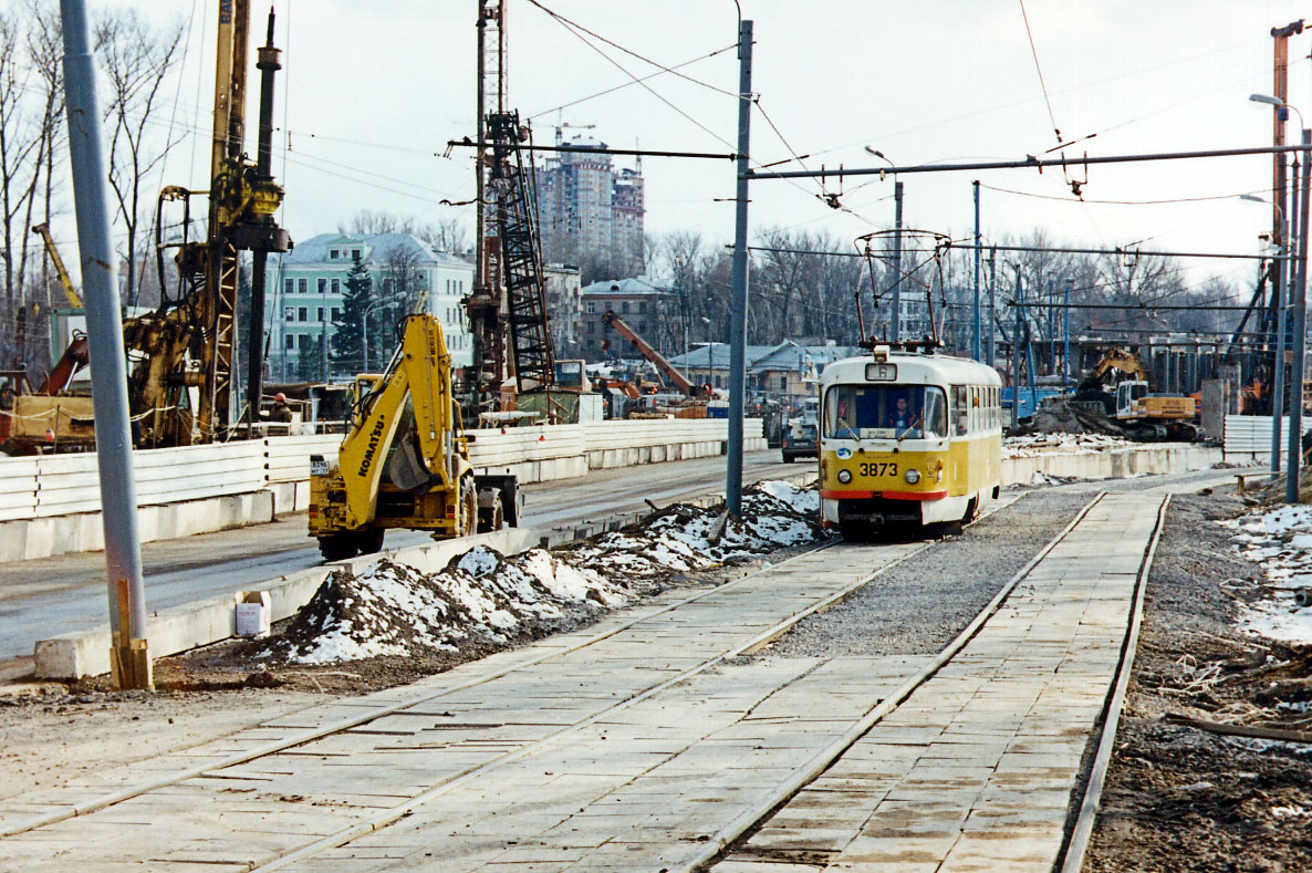 Москва, Tatra T3SU № 3873