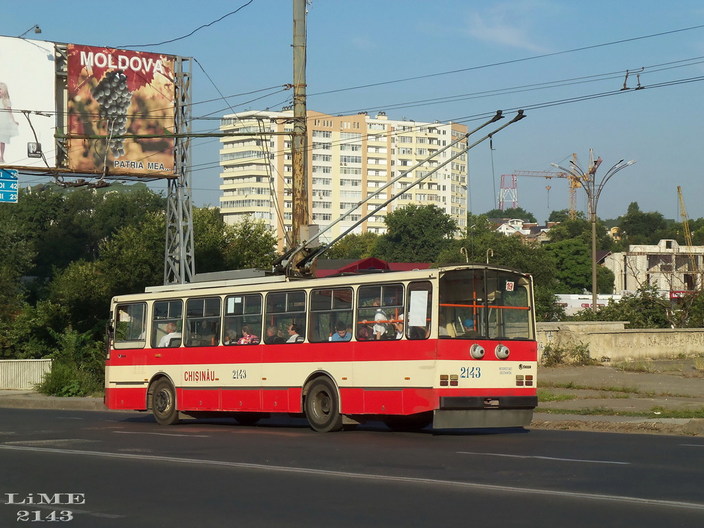 Кишинёв, Škoda 14TrDT/6M № 2143