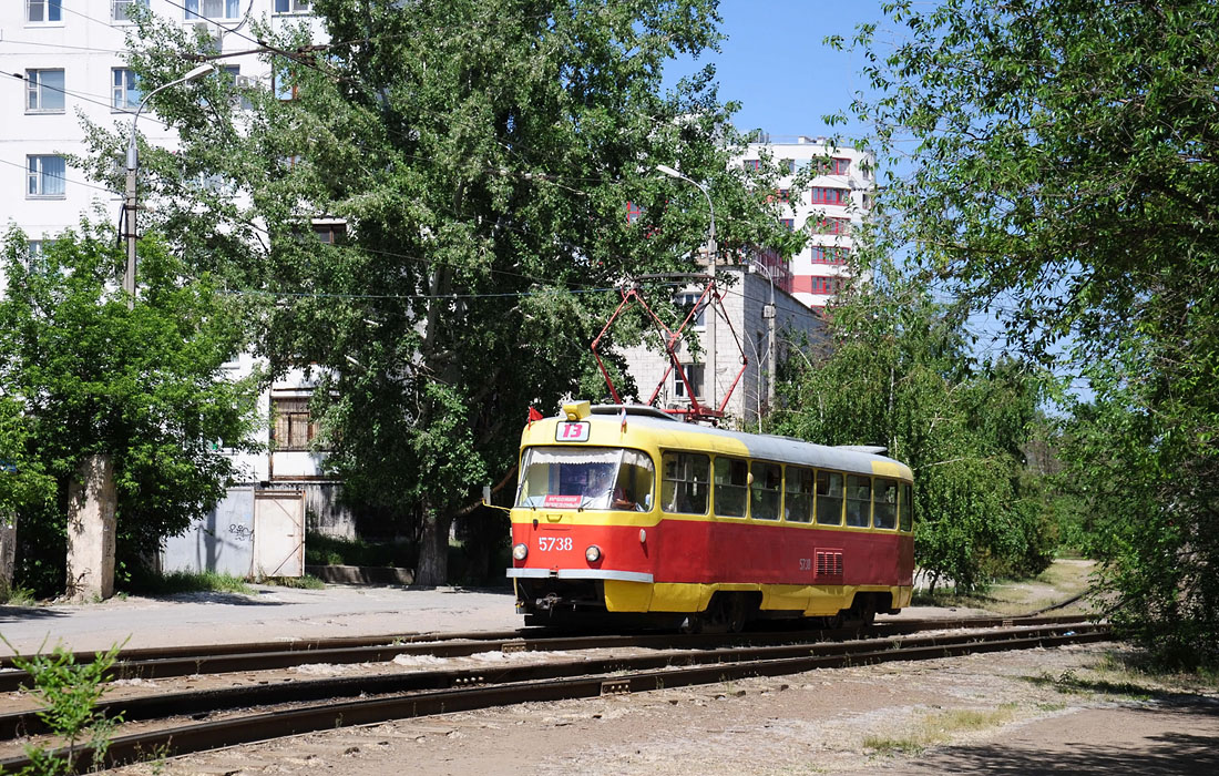 Volgograd, Tatra T3SU Br. 5738
