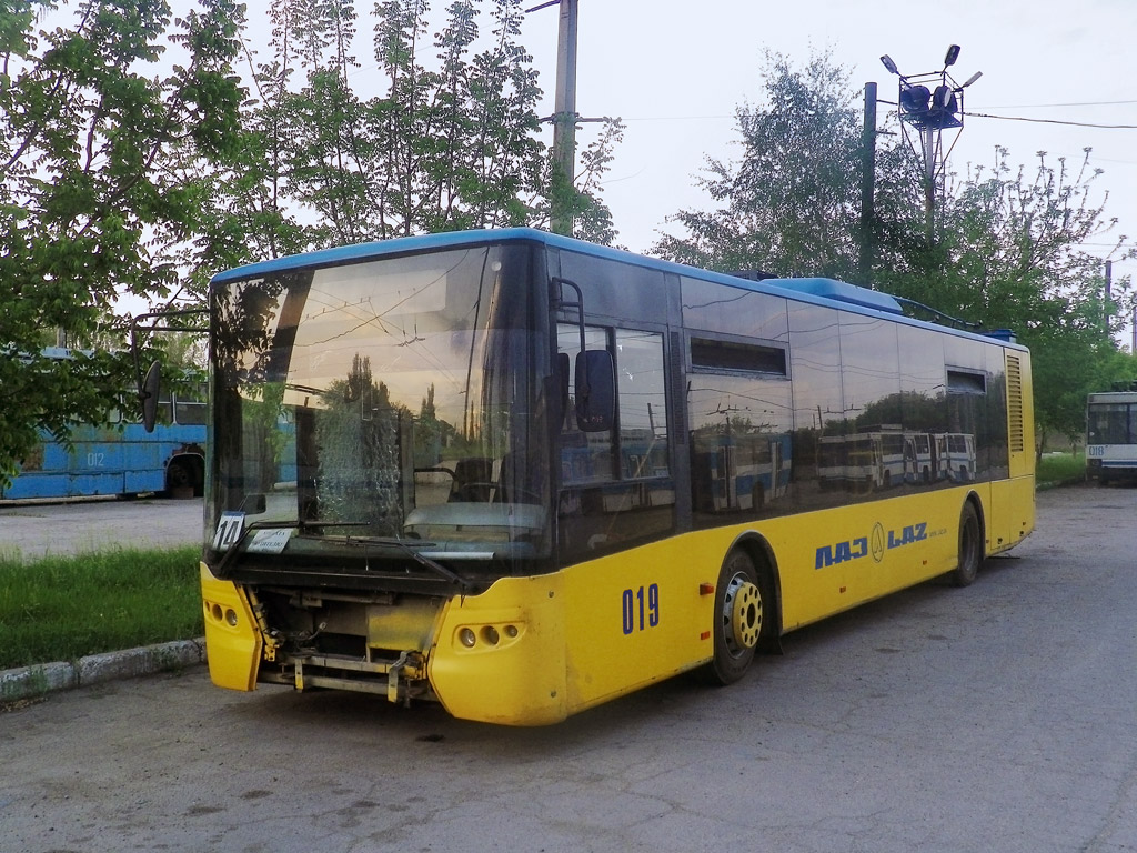 Запорожье, ЛАЗ E183D1 № 019