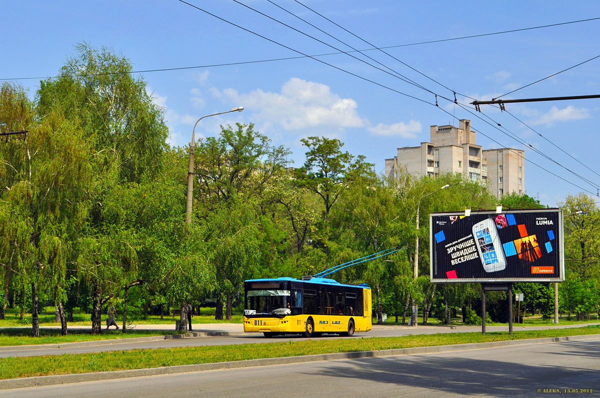 Запорожье, ЛАЗ E183D1 № 011