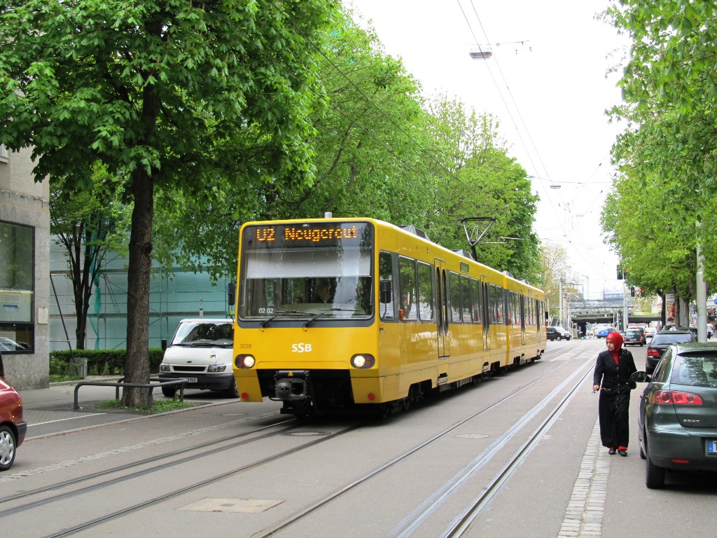 Штутгарт, Duewag DT8.4 № 3038