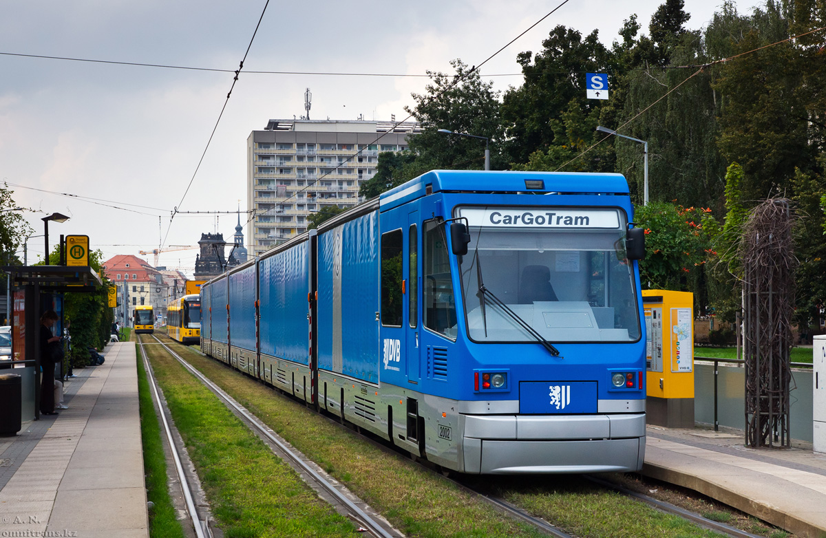 Дрезден, Schalker Eisenhütte CarGoTram № 2002; Дрезден — Грузовой трамвай «CarGoTram» (2001 — 2020)
