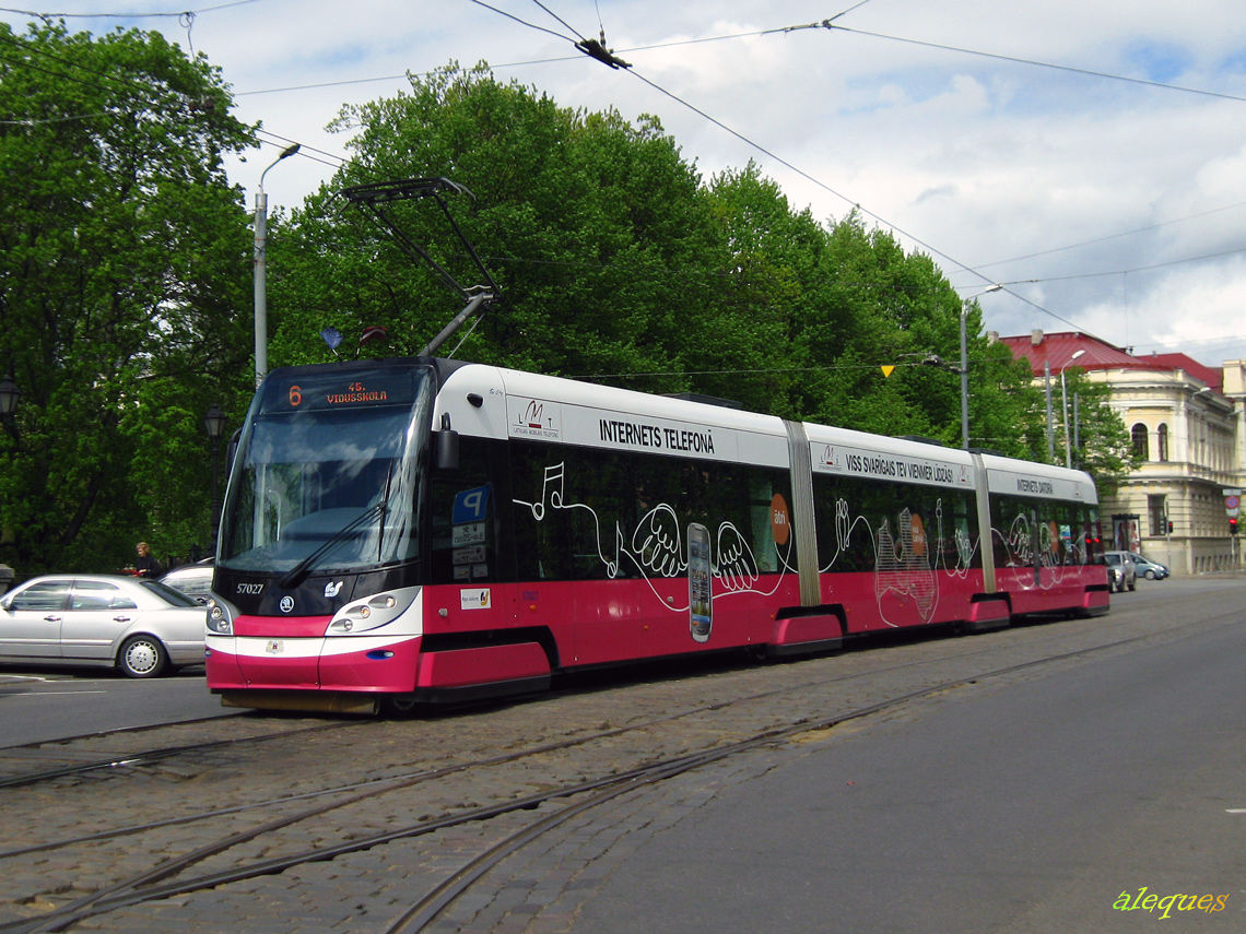 Рига, Škoda 15T ForCity Alfa Riga № 57027