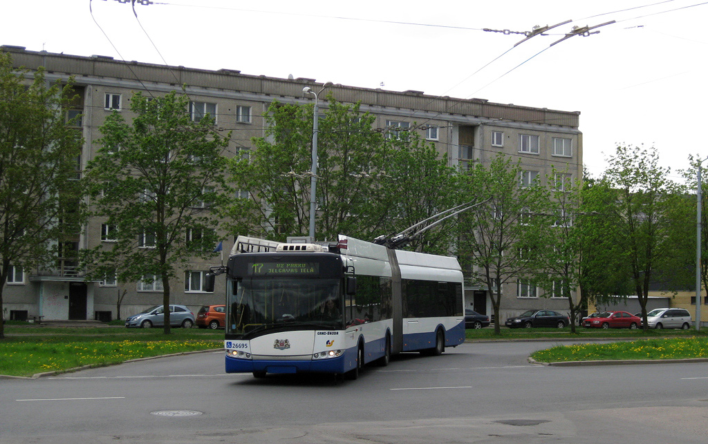 Ryga, Solaris Trollino III 18 Ganz-Škoda nr. 26695