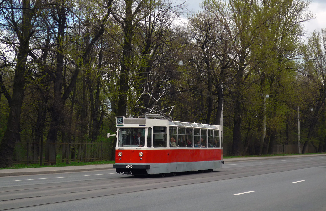 Санкт-Петербург, ЛМ-68 № 6249; Санкт-Петербург — Заказная поездка на ЛМ-68 в Стрельну и Сосновую поляну 13.05.2012