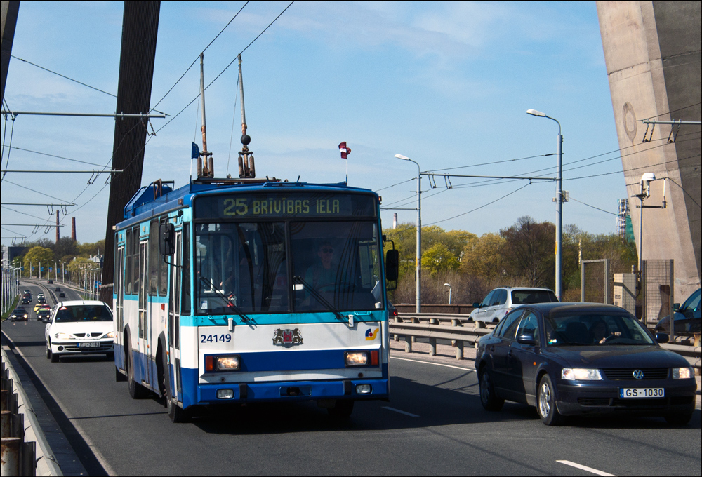 Рига, Škoda 14Tr18/6M № 24149
