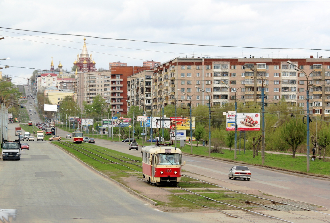 Iževsk, Tatra T3SU (2-door) č. 1106