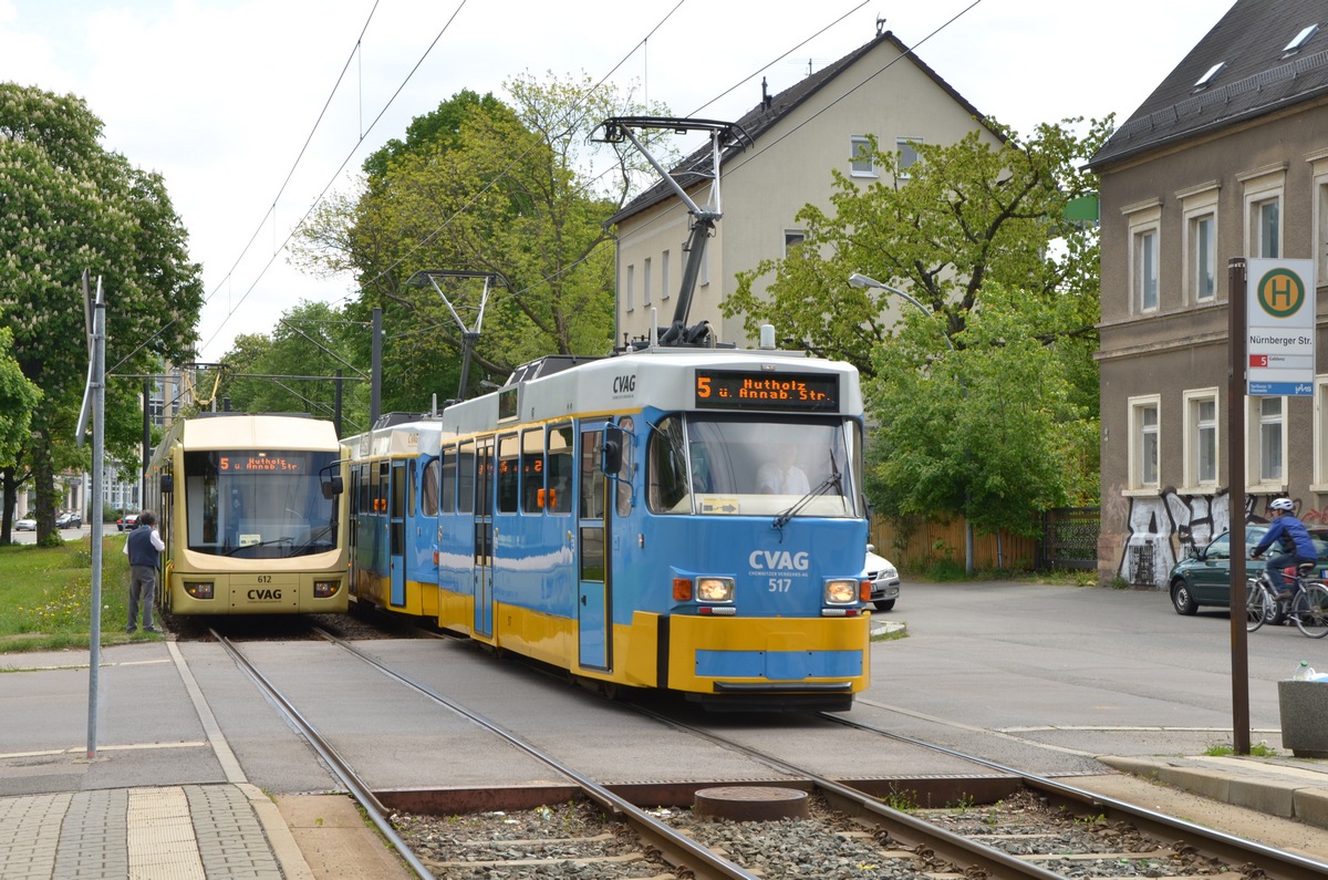 Chemnitz, Tatra T3DM č. 517