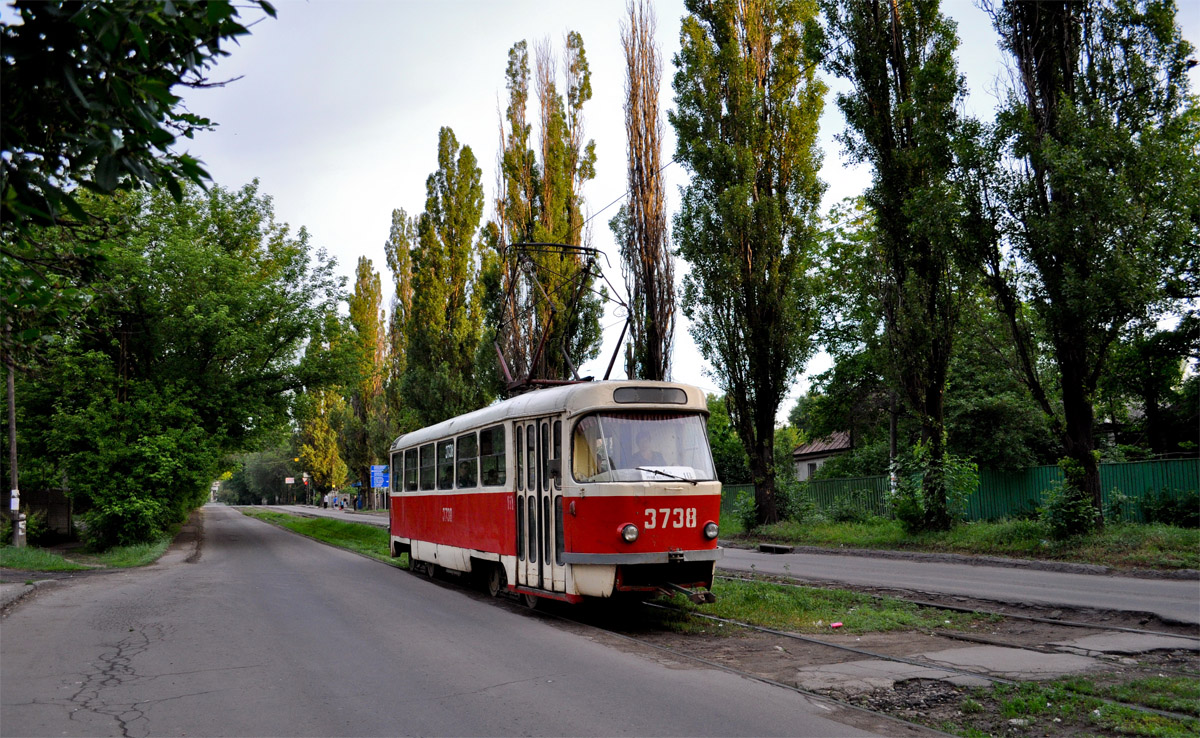 頓涅茨克, Tatra T3SU (2-door) # 3738