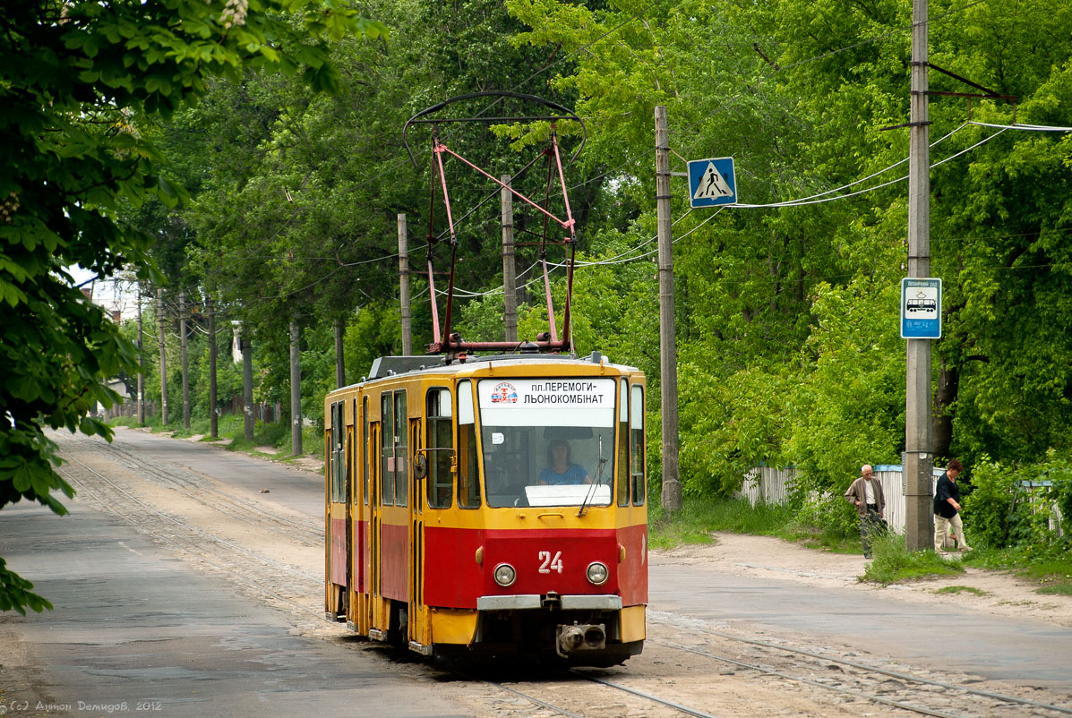 Житомир, Tatra KT4SU № 24