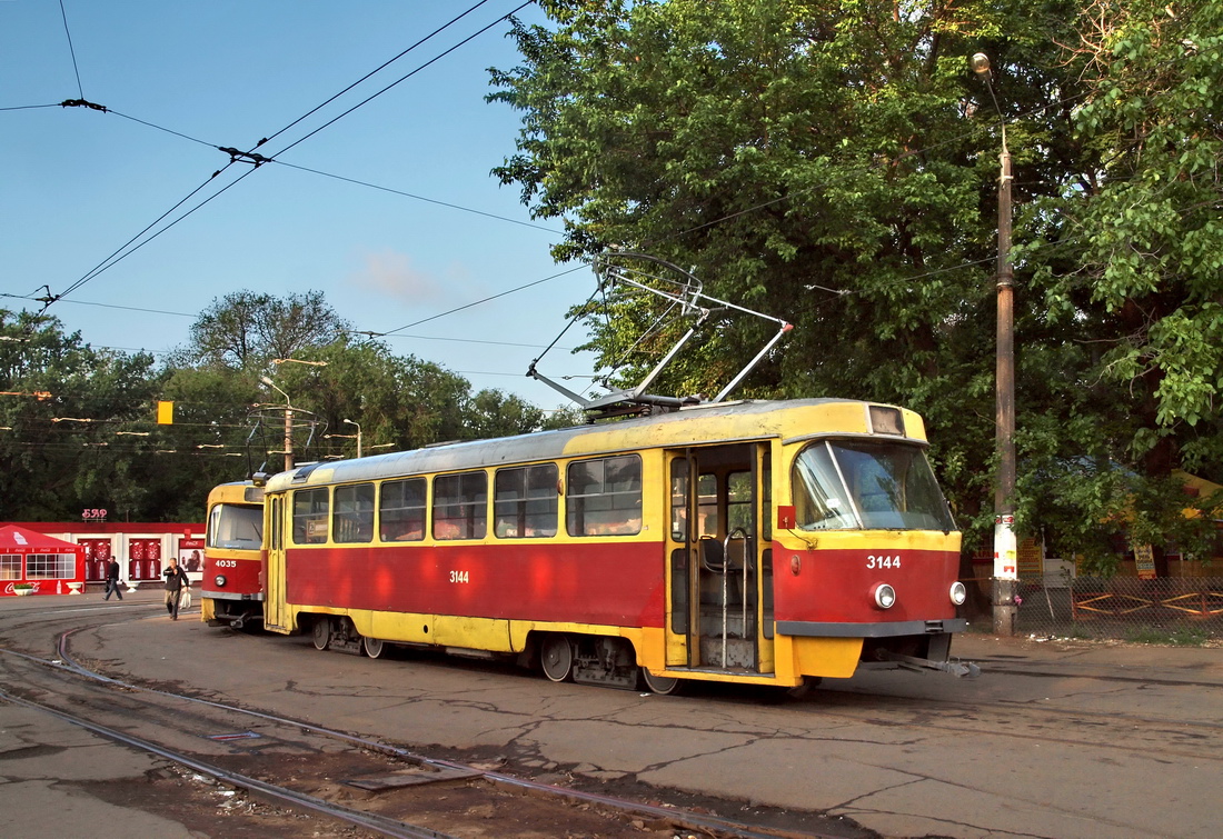 Одесса, Tatra T3SU (двухдверная) № 3144