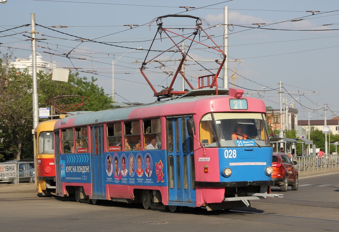 Краснодар, Tatra T3SU № 028