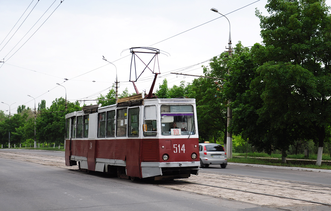 Мариуполь, 71-605 (КТМ-5М3) № 514