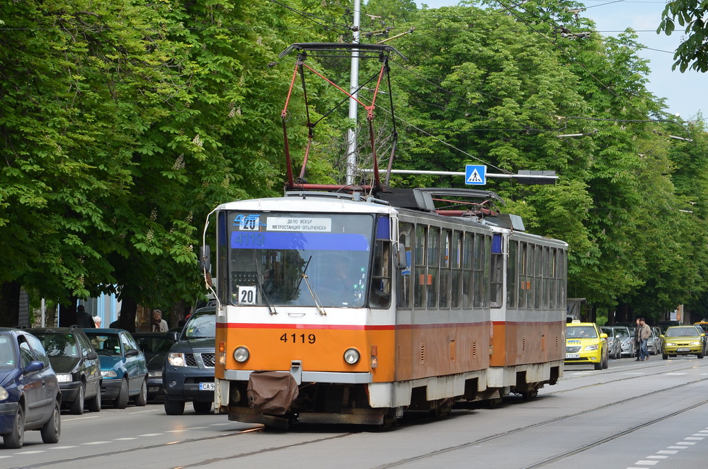 София, Tatra T6B5B № 4119
