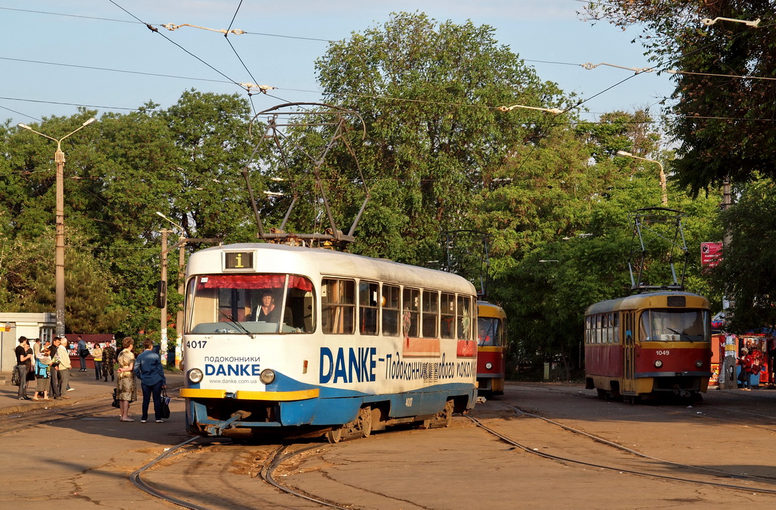 Одесса, Tatra T3R.P № 4017