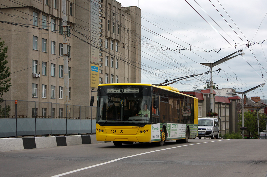 Тернополь, ЛАЗ E183D1 № 145