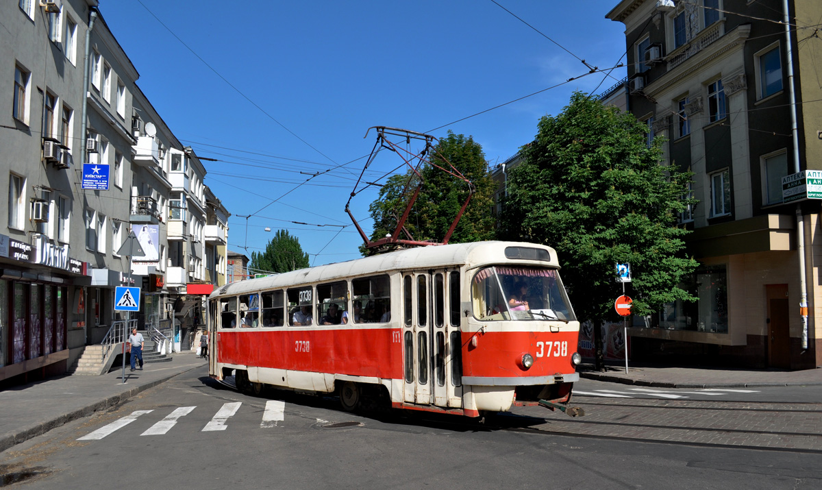 Данецк, Tatra T3SU (двухдверная) № 3738