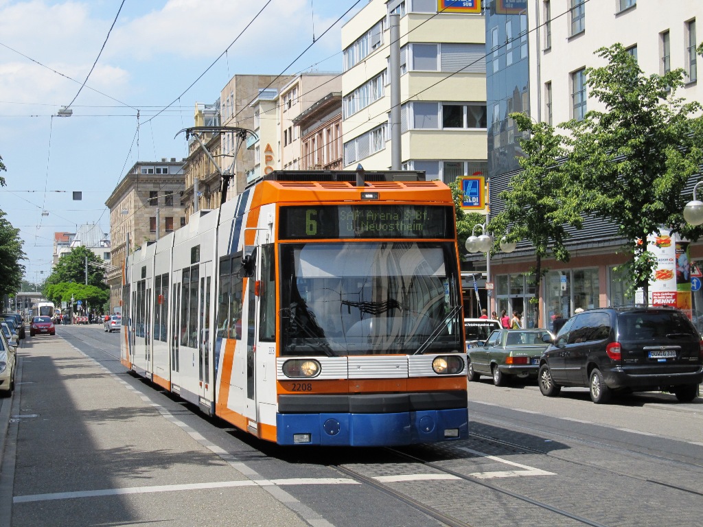 Рейн-Неккар, Duewag 6MGT № 2208