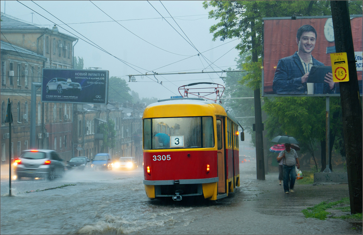Одесса, Tatra T3SU № 3305