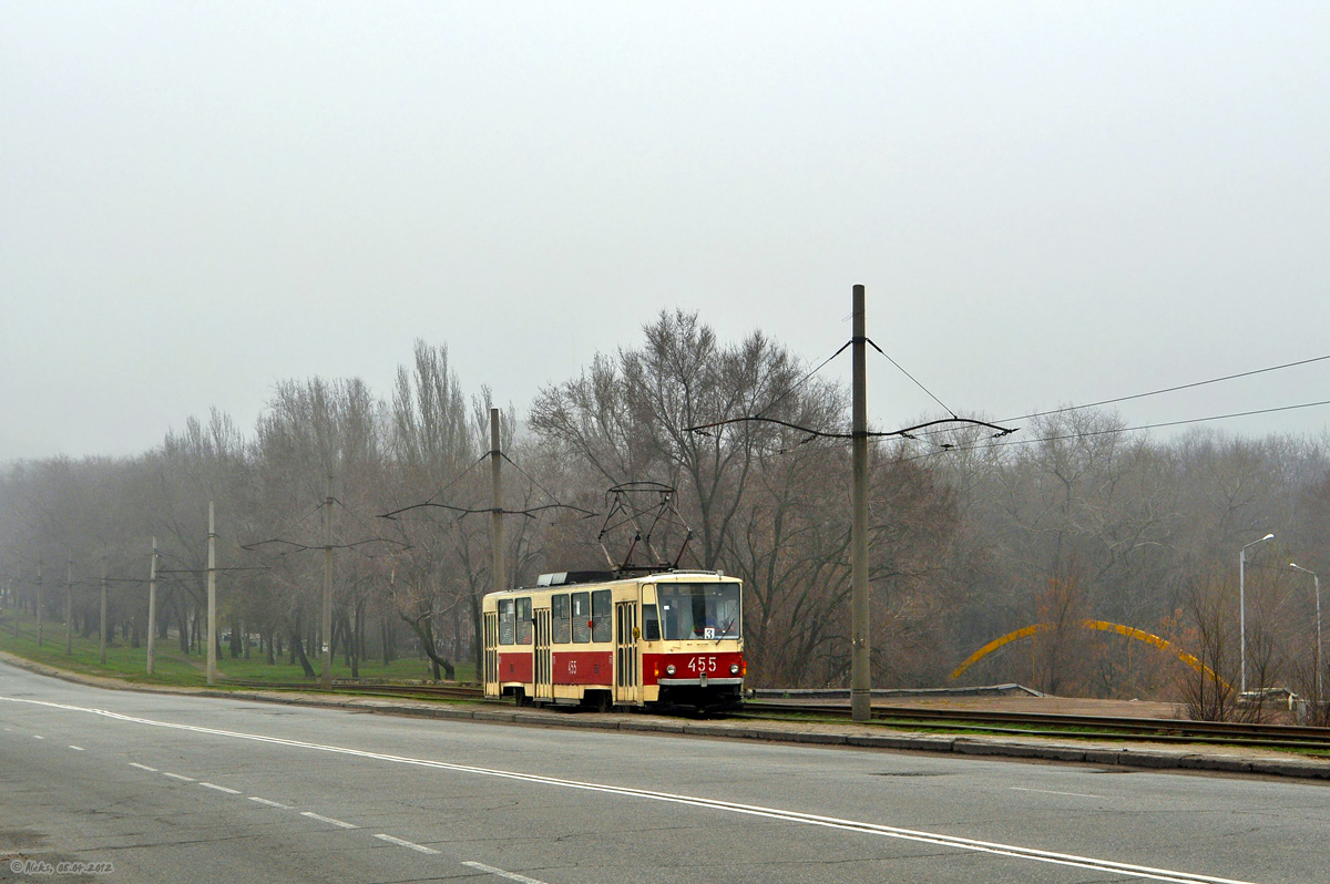 Запорожье, Tatra T6B5SU № 455