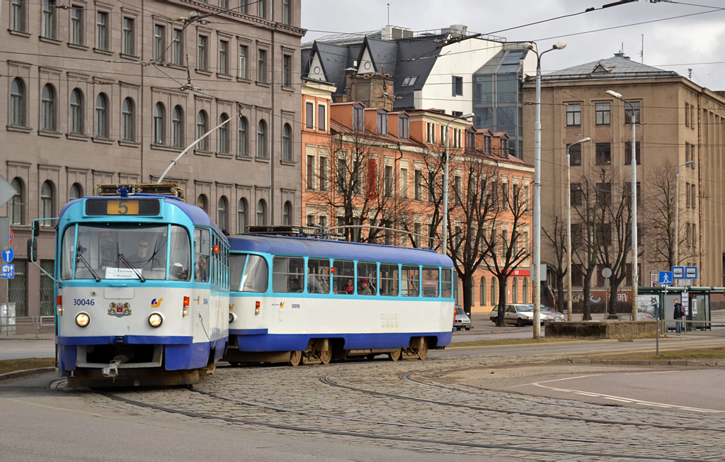 Рига, Tatra T3A № 30046