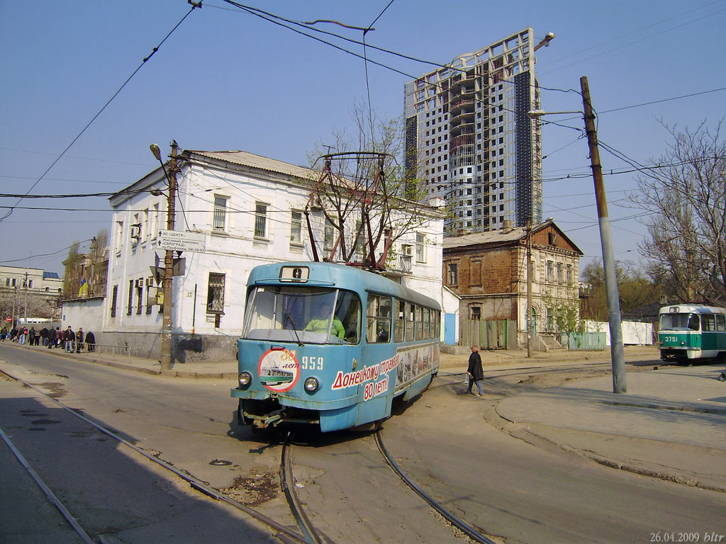 Донецк, Tatra T3SU № 959