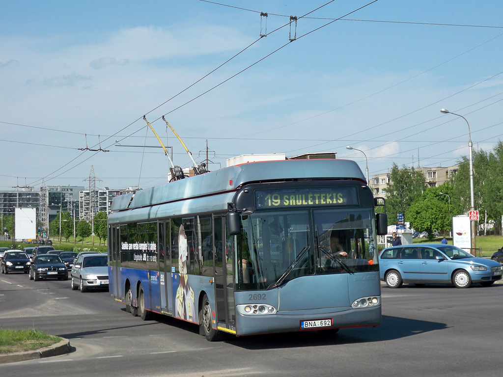 Вильнюс, Solaris Trollino II 15 AC № 2692