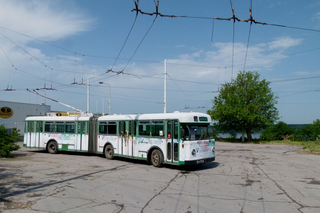 Русе, FBW/SWP/Frech-Hoch/R&J/BBC-SAAS APG № 54760; Русе — Прощално пътуване с последния швейцарски тролейбус APG, преди да бъде бракуван — 12.05.2012