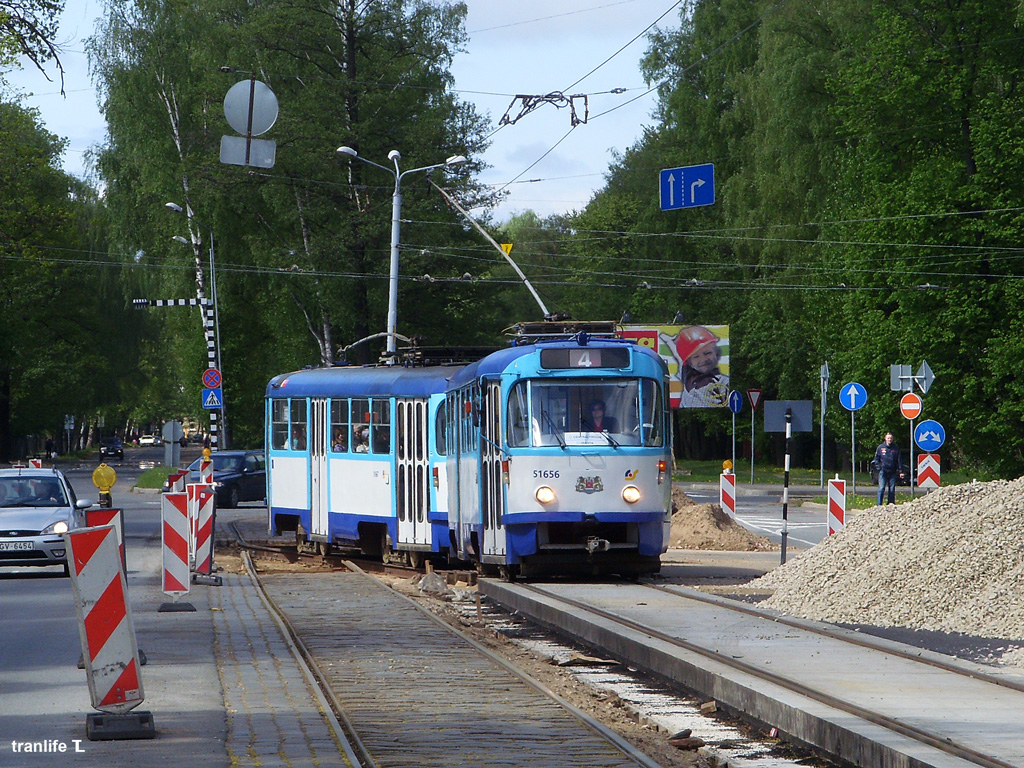 Riga, Tatra T3A — 51656