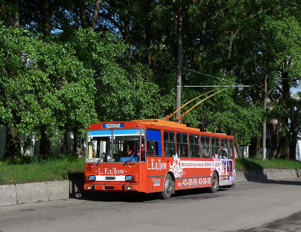Тернополь, Škoda 14Tr08/6 № 151