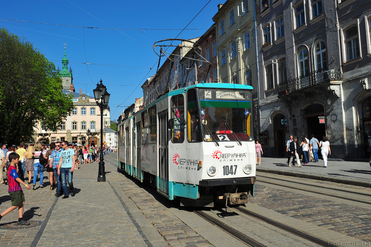 Львов, Tatra KT4SU № 1047