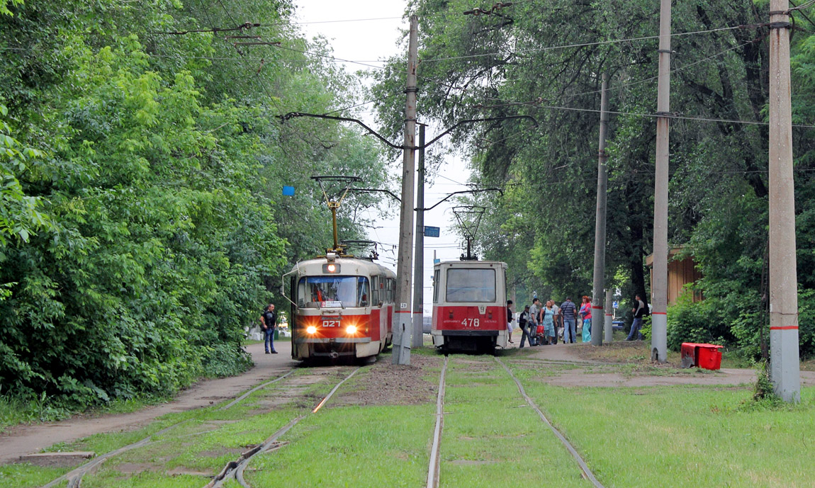 Кривой Рог, Tatra T3SU № 027; Кривой Рог, 71-605 (КТМ-5М3) № 478; Кривой Рог — Разные фотографии