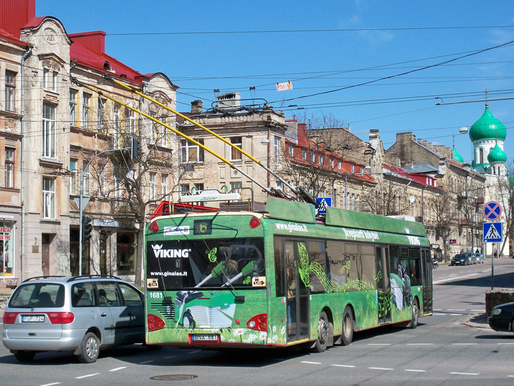 Вильнюс, Solaris Trollino II 15 AC № 1681
