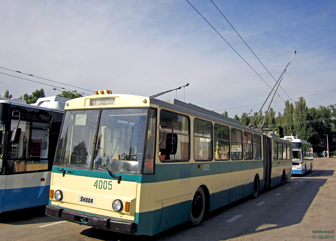 Крымский троллейбус, Škoda 15Tr02/6 № 4005