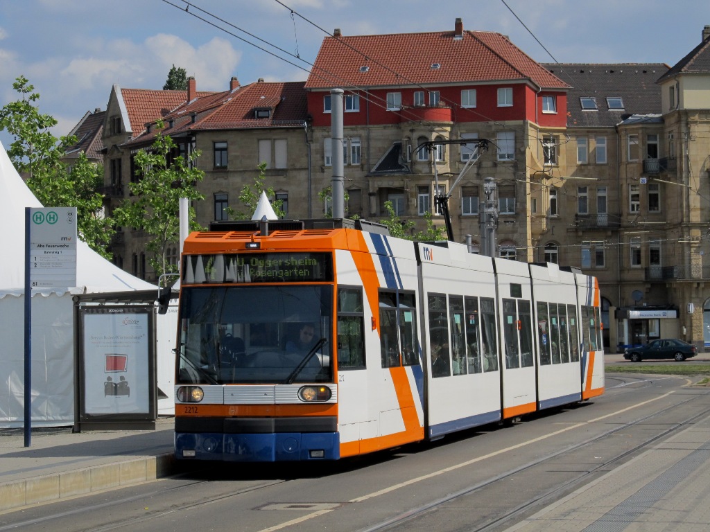 Rhein-Neckar, Duewag 6MGT № 2212