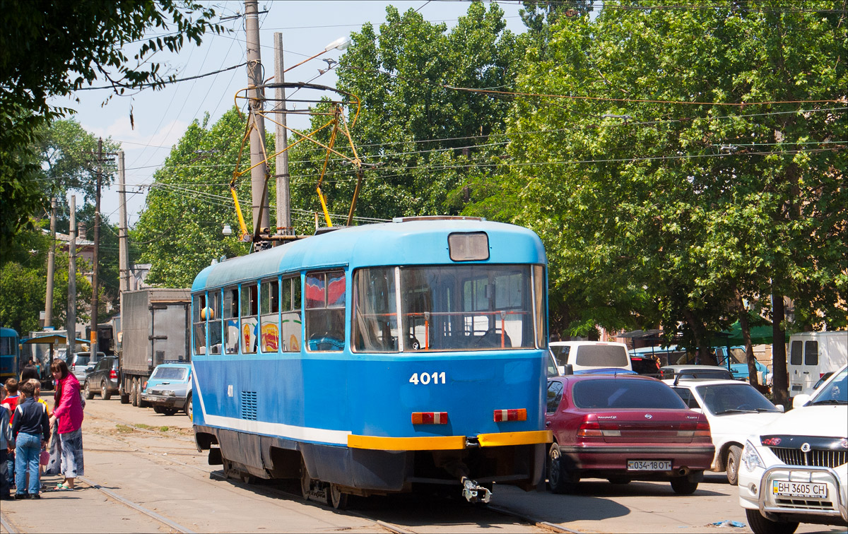 Одесса, Tatra T3R.P № 4011