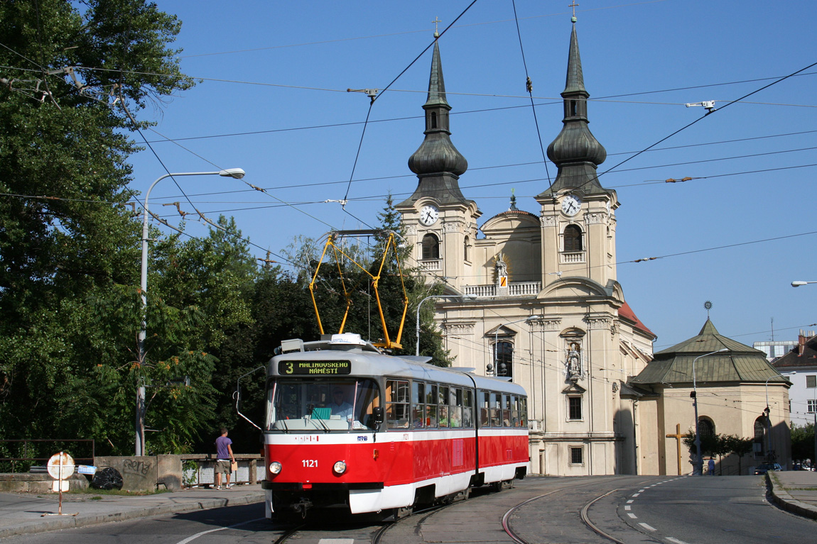 Brno, Tatra K2YU № 1121