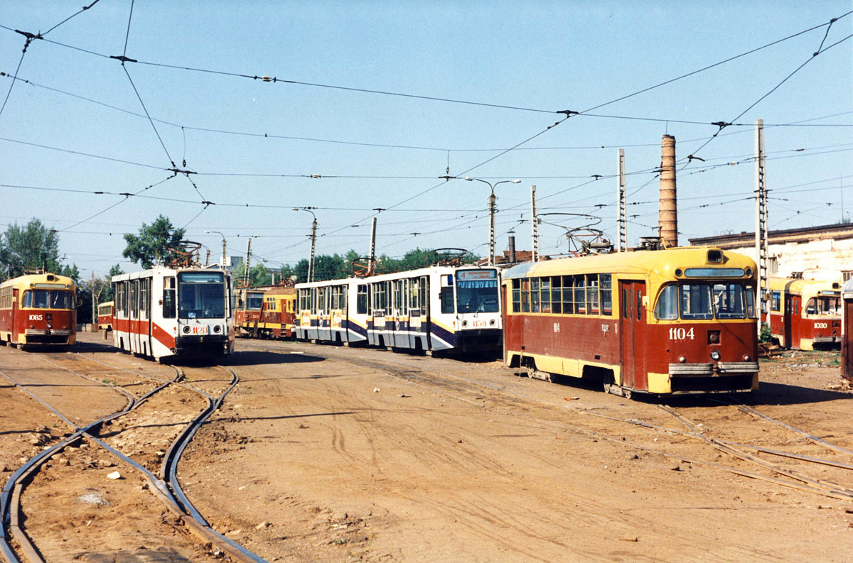 Уфа, РВЗ-6М2 № 1104; Уфа — Исторические фотографии; Уфа — Трамвайное депо им. С. И. Зорина
