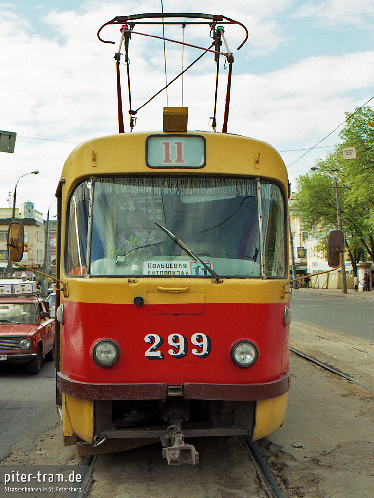 Тверь, Tatra T3SU № 299; Тверь — Тверской трамвай на рубеже XX и XXI вв. (2000 — 2001 гг.)