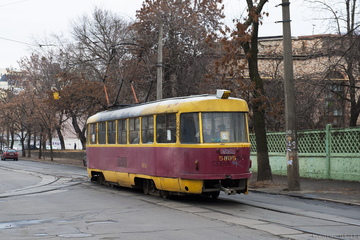 Киев, Tatra T3SU № 5805