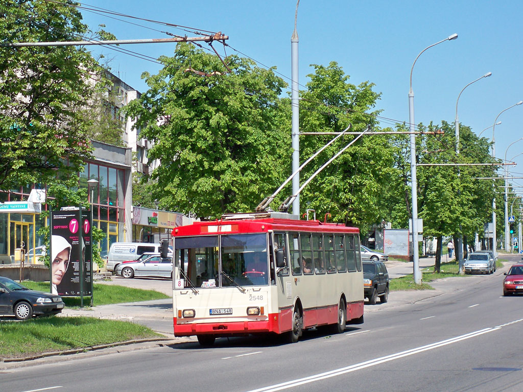 Вильнюс, Škoda 14Tr89/6 № 2548