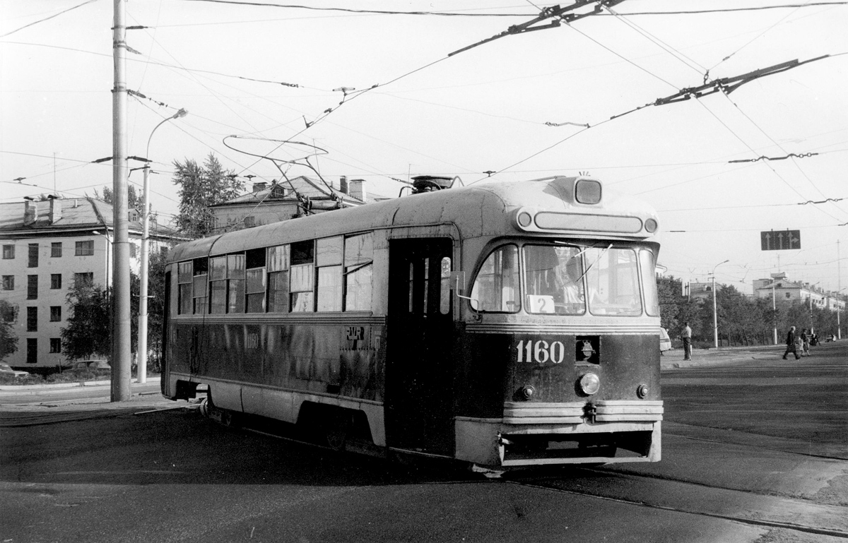 Уфа, РВЗ-6М2 № 1160; Уфа — Закрытые трамвайные линии; Уфа — Исторические фотографии