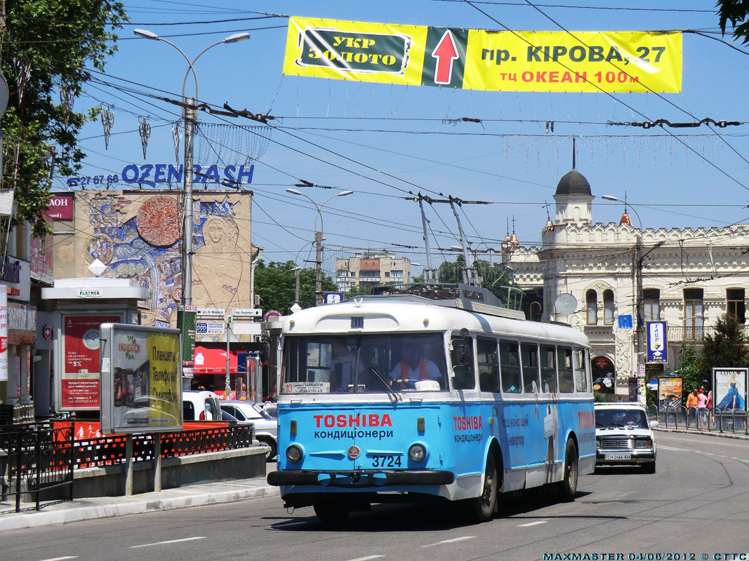Krimmi trollid (Simferopol - Alušta - Jalta), Škoda 9TrH27 № 3724