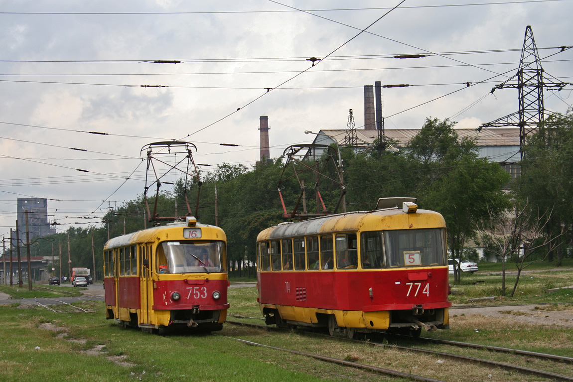 Запорожье, Tatra T3SU № 753; Запорожье, Tatra T3SU № 774