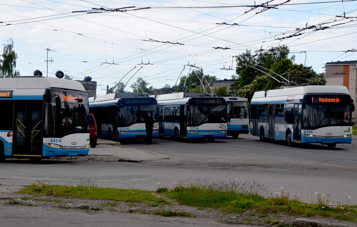 Таллин, Solaris Trollino III 12 AC № 345