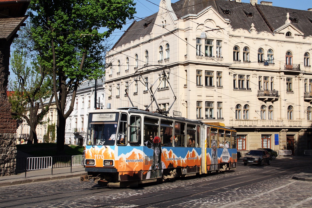 Львов, Tatra KT4D № 1170