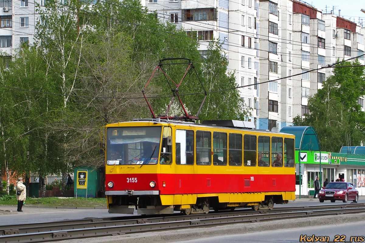 Барнаул, Tatra T6B5SU № 3155