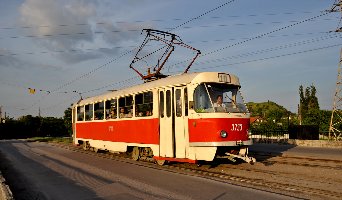 დონეცკი, Tatra T3SU (2-door) № 3733